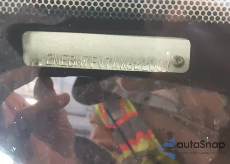 2010 Mercury Grand Marquis Ls (Fleet Only) from USA, damaged, VIN 2MEBM7FV7AX622007